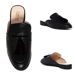 COPY - Catherine Malandrino black tassel mules